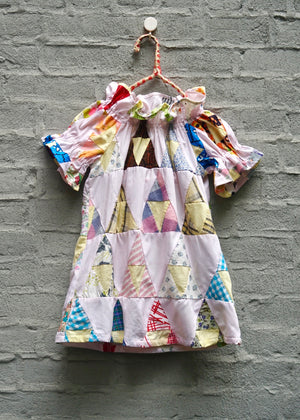 Open image in slideshow, ADELAIDE - Quilt Top Dress Kiddo 2/3 YR
