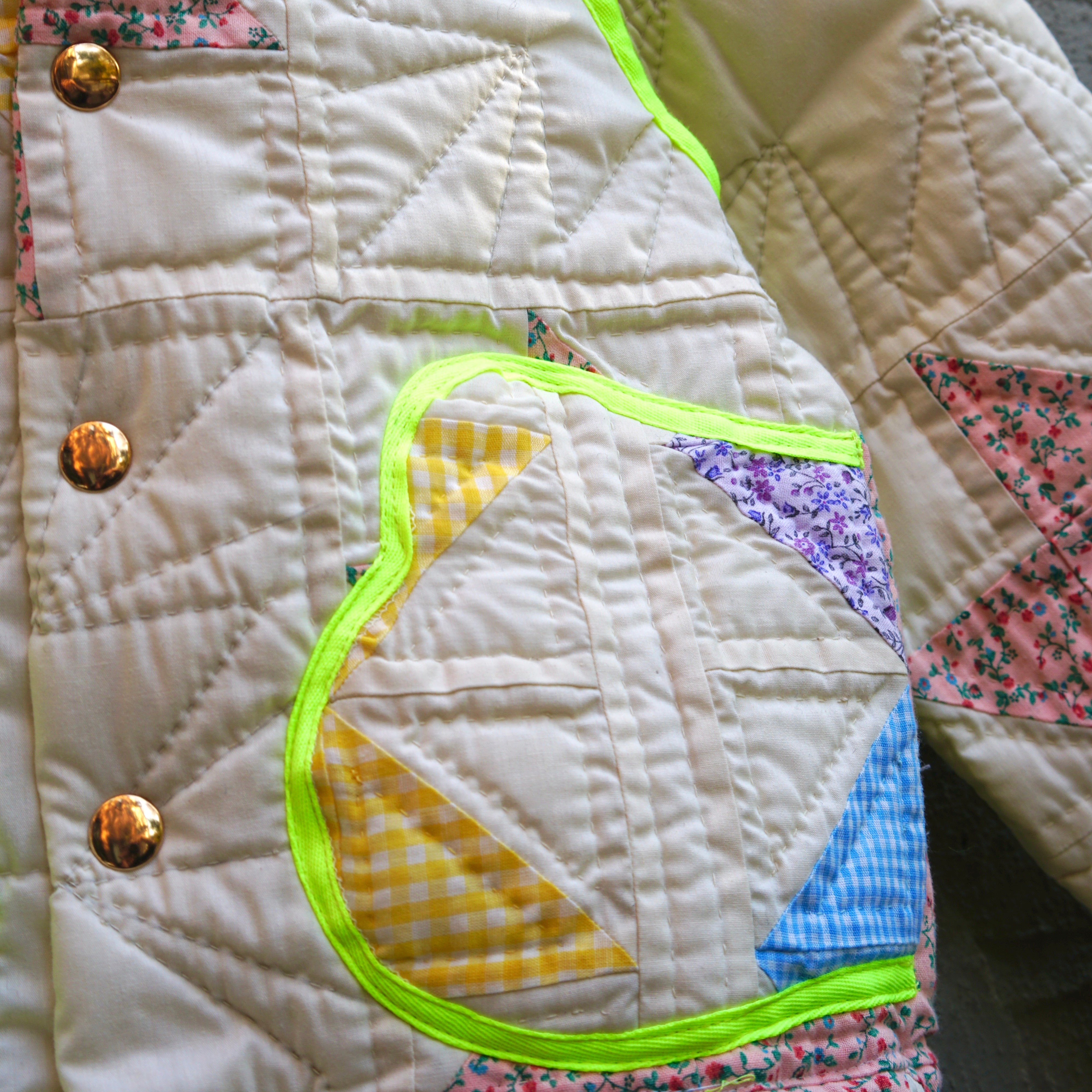 FRANKIE- Quilted Bomber Jacket 3/4 YR